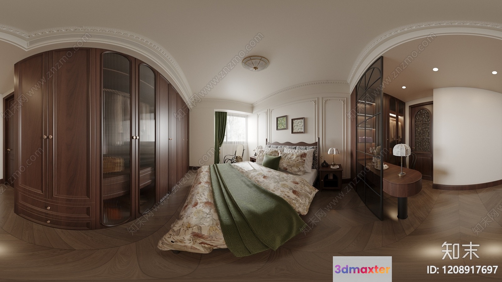 Cozy Bedroom 3D Model - 19056 - VRAY Render