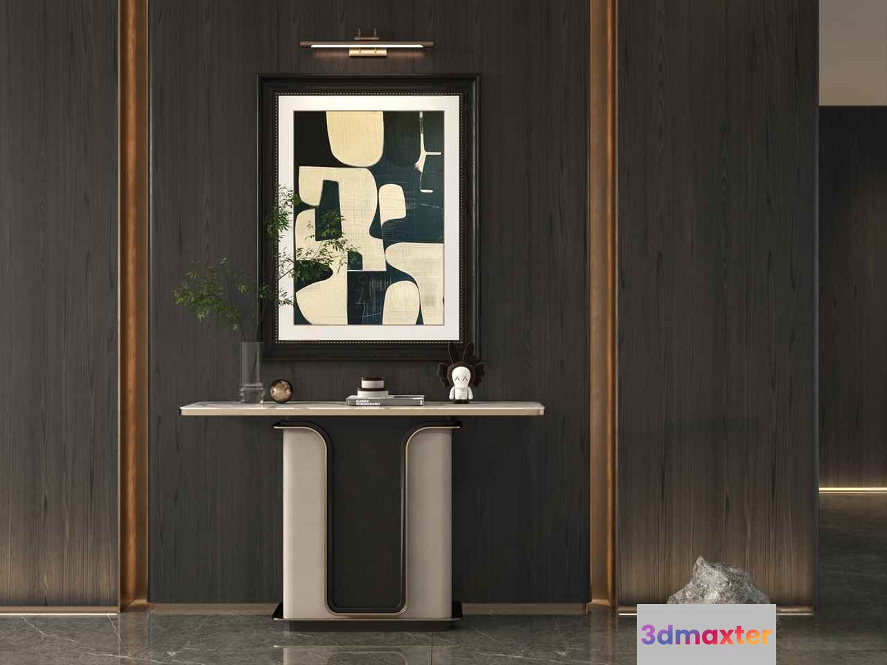 Modern Console Table 3D Model - 15764 - VRAY Render