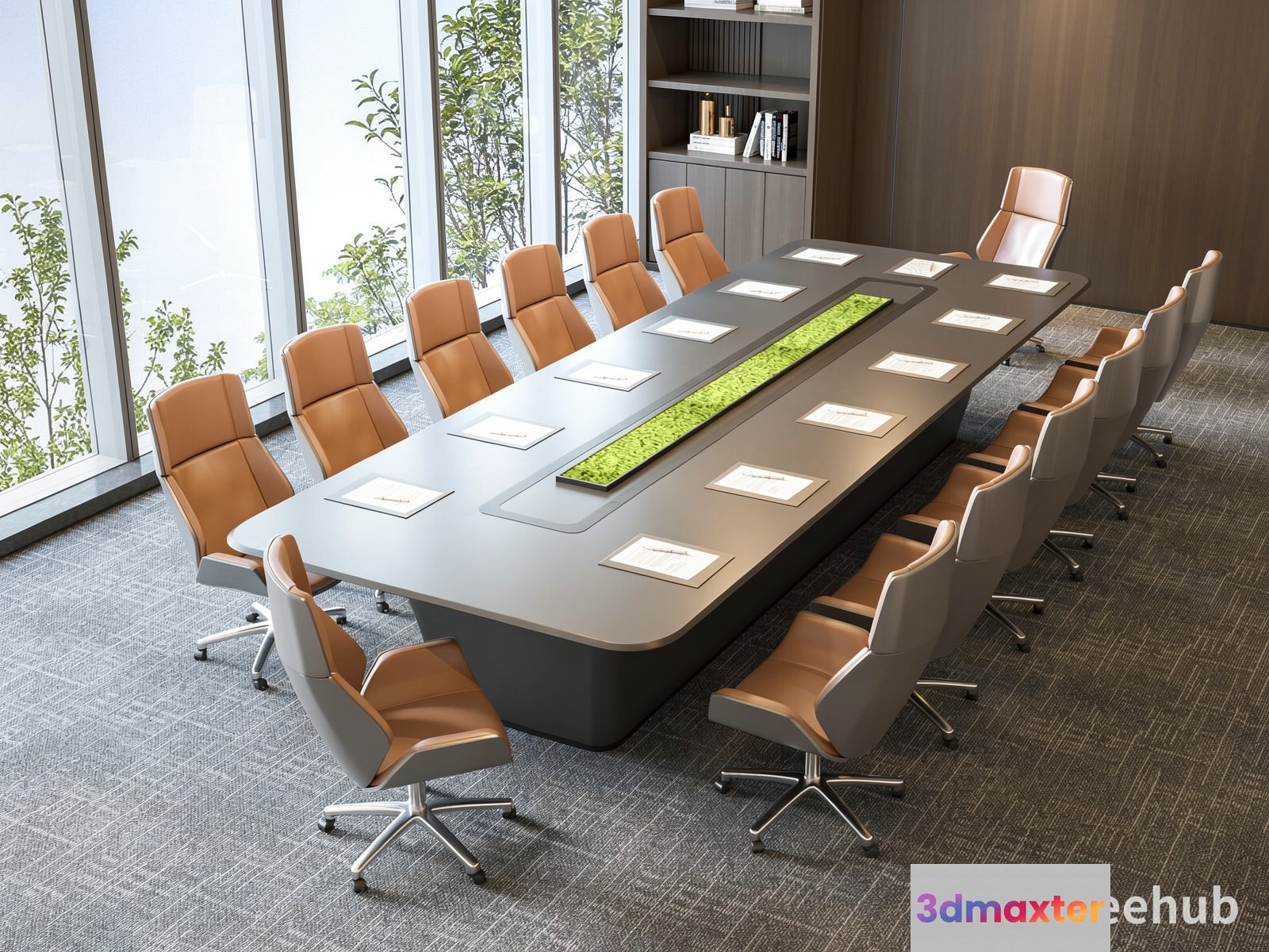 Modern Conference Table 3D Model - 23525 - VRAY Render