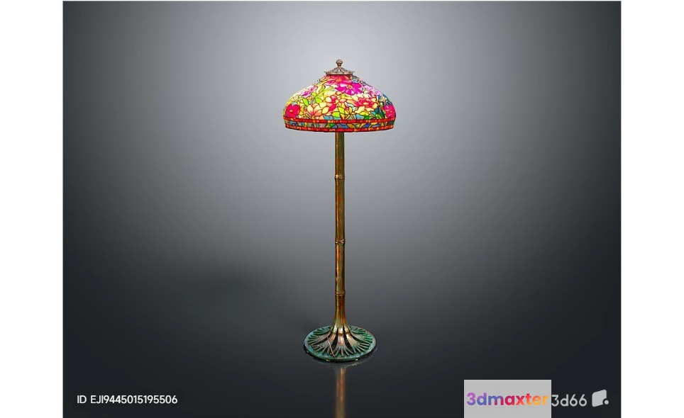 Gold Light Fixture 3D Model - 6683 - VRAY Render
