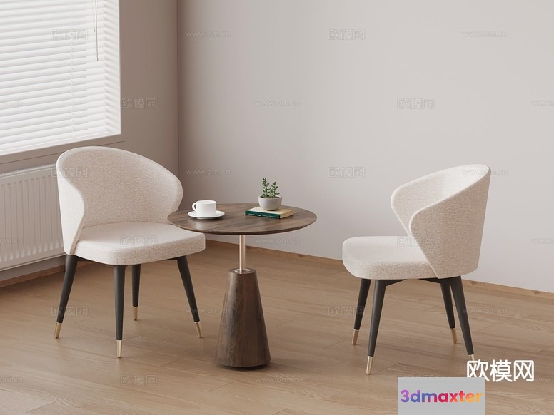 Modern Living Room 3D Model - 12399 - VRAY Render