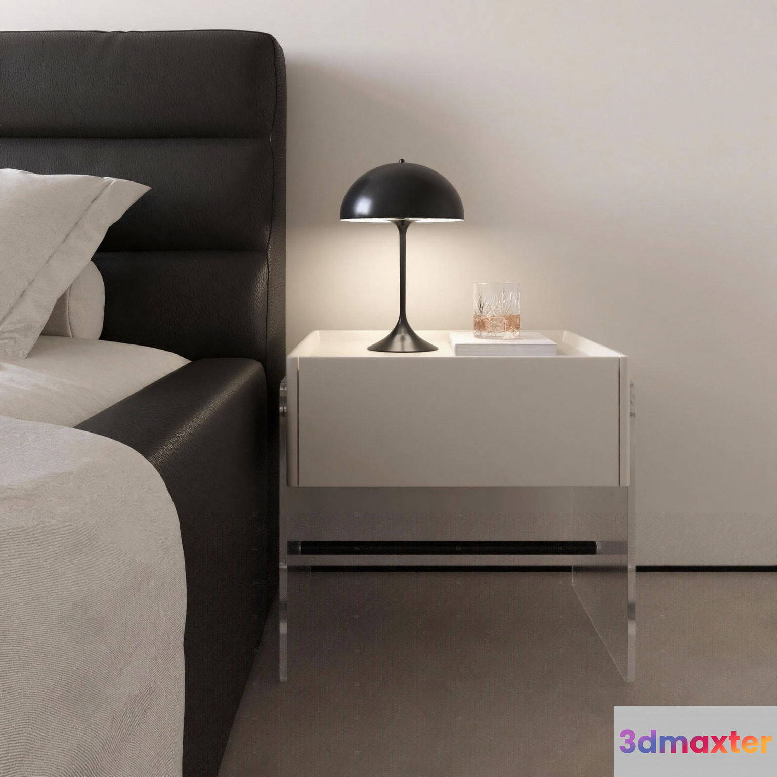 Cozy Bedroom 3D Model - 2782 - VRAY Render