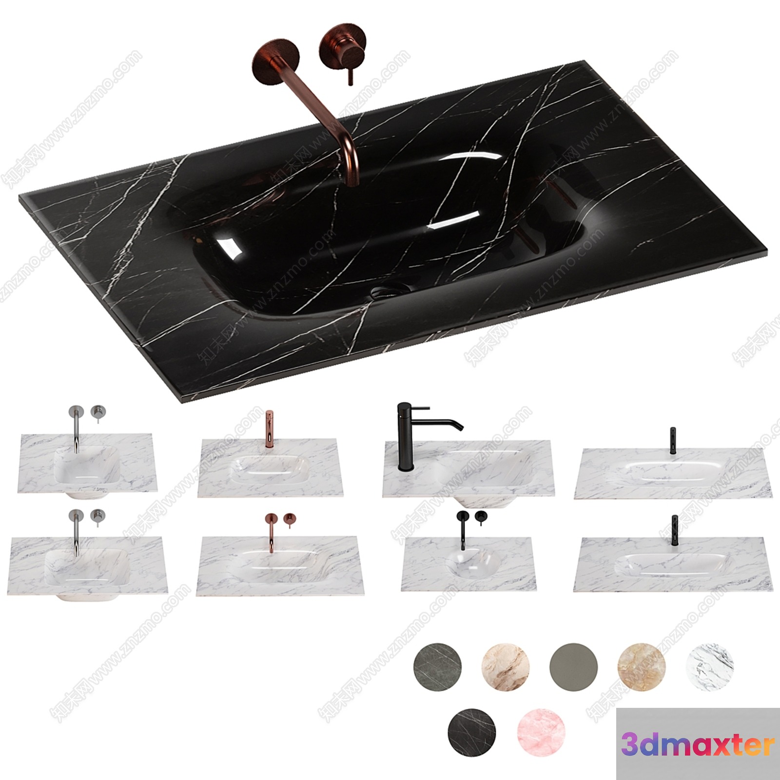 Modern Bathroom Sink 3D Model - 4322 - VRAY Render