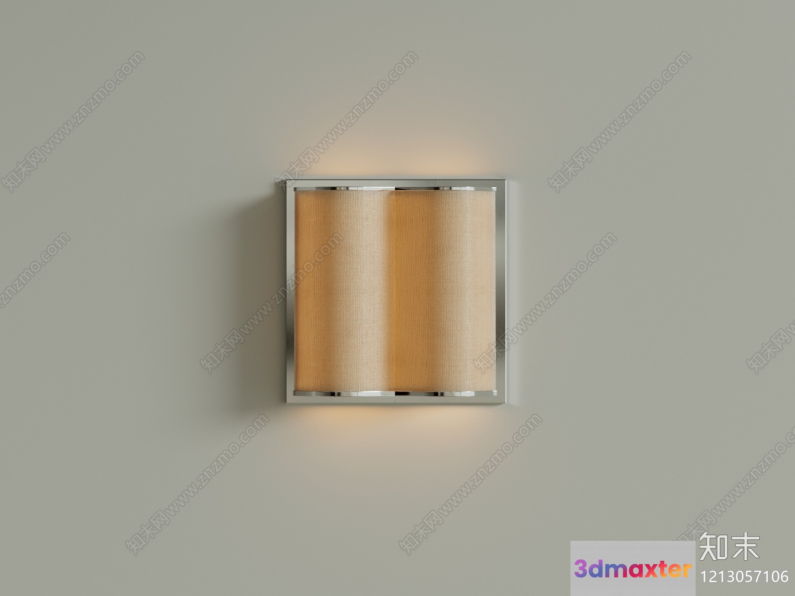 A Wall-Mounted Light Fixture 3D Model - 21471 - VRAY Render
