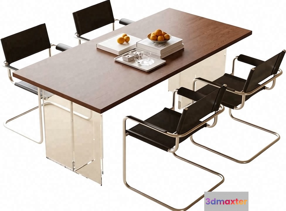 Modern Dining Table 3D Model - 23590 - VRAY Render