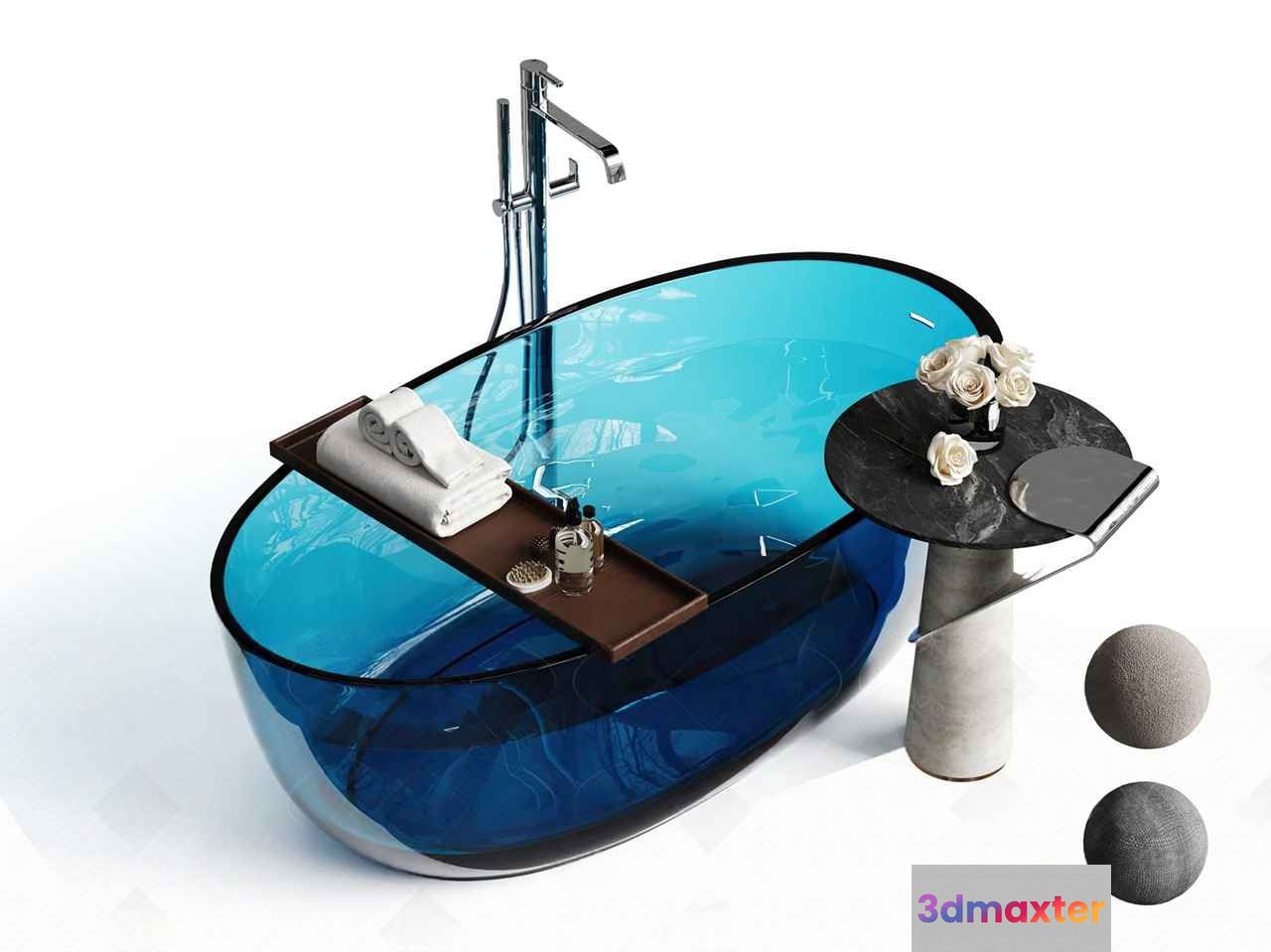 A Modern Bathtub 3D Model - 1392 - CORONA Render