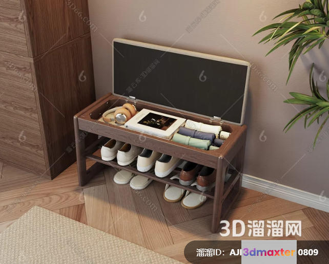 Cozy Living Room 3D Model - 18119 - VRAY Render
