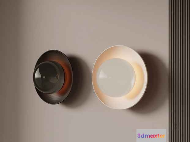 Two Wall Sconces 3D Model - 22508 - VRAY Render