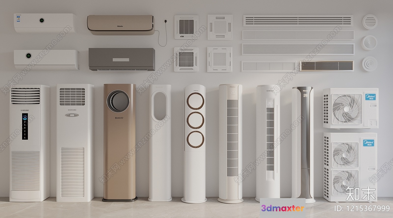 Air Conditioners 3D Model - 12818 - VRAY Render