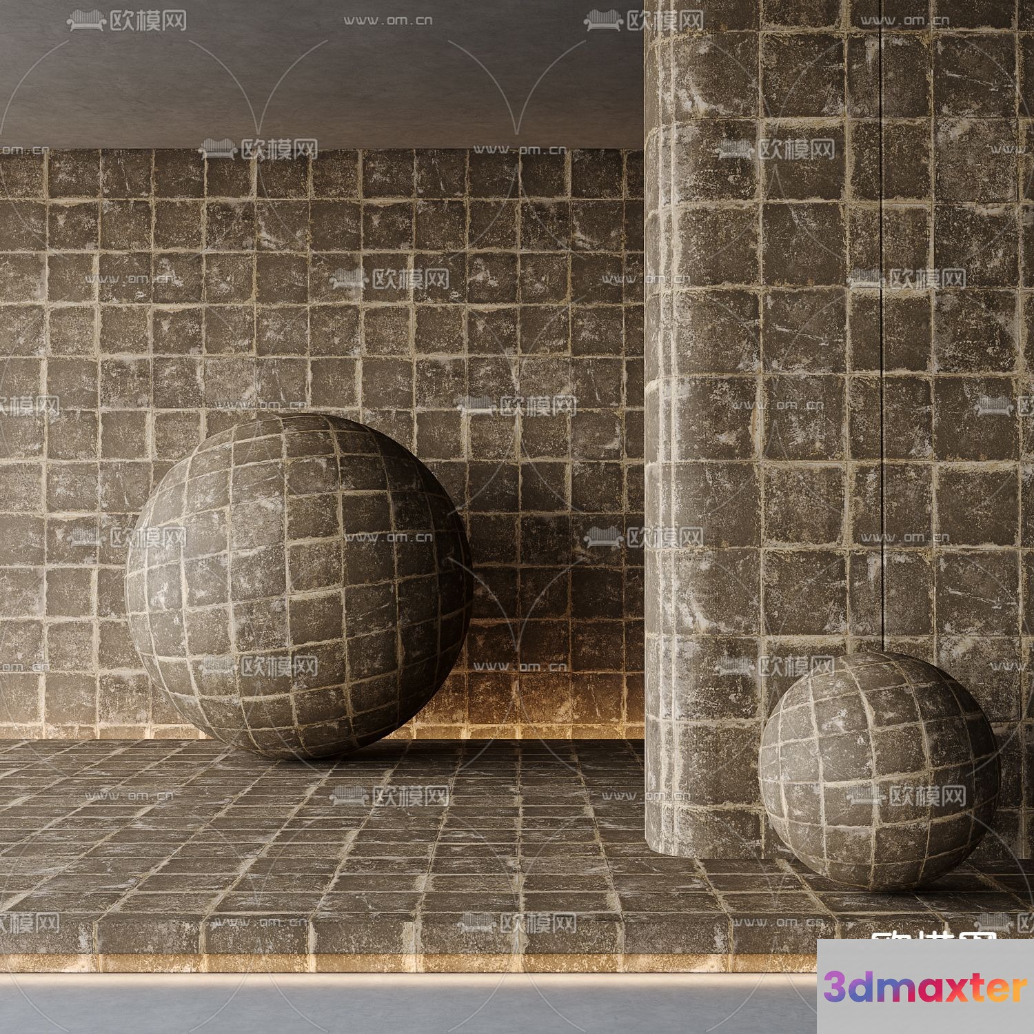 Abstract Geometric Shapes 3D Model - 23427 - VRAY Render