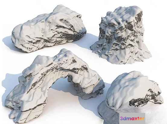 Rocky Outcroppings 3D Model - 10771 - VRAY Render