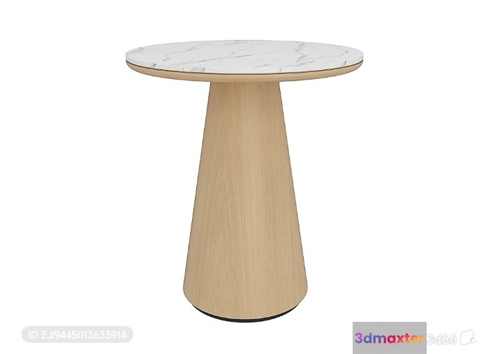 Simple Side Table 3D Model - 14190 - VRAY Render