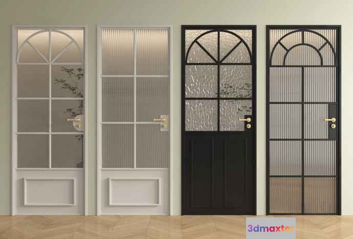 Three Doors 3D Model - 15668 - VRAY Render