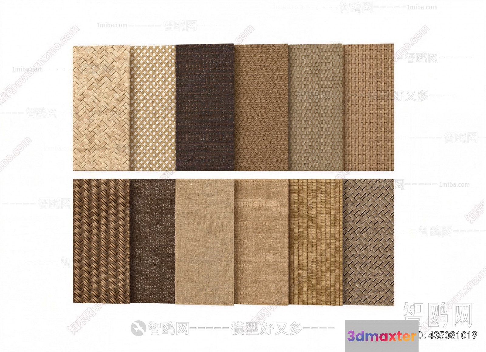 Fabric Samples 3D Model - 21529 - VRAY Render