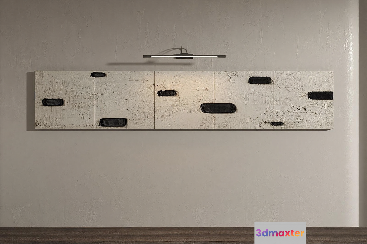 Modern Wall Art 3D Model - 4420 - VRAY Render