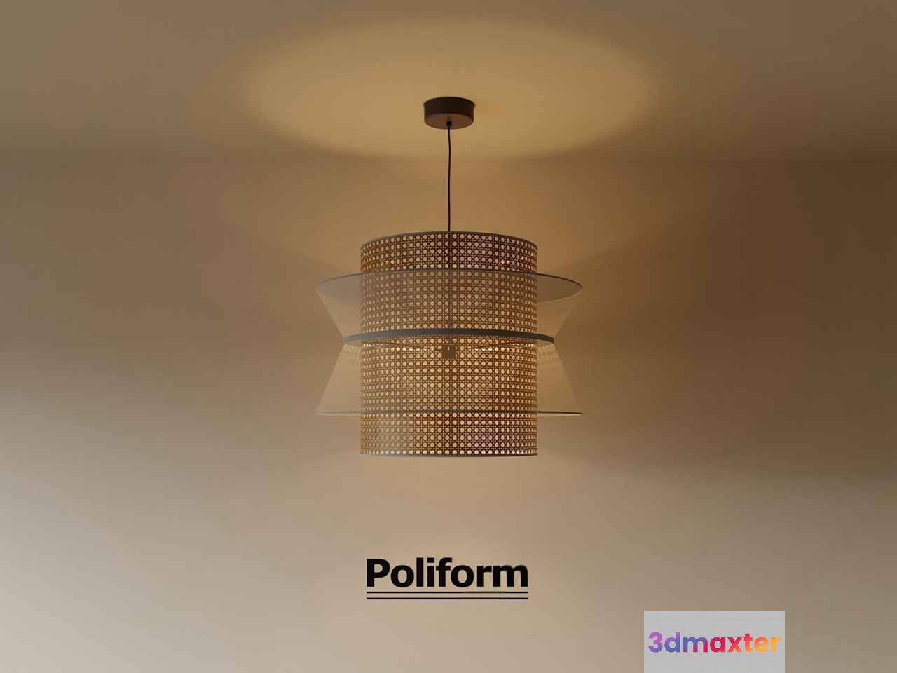 Gold Light Fixture 3D Model - 15819 - CORONA Render