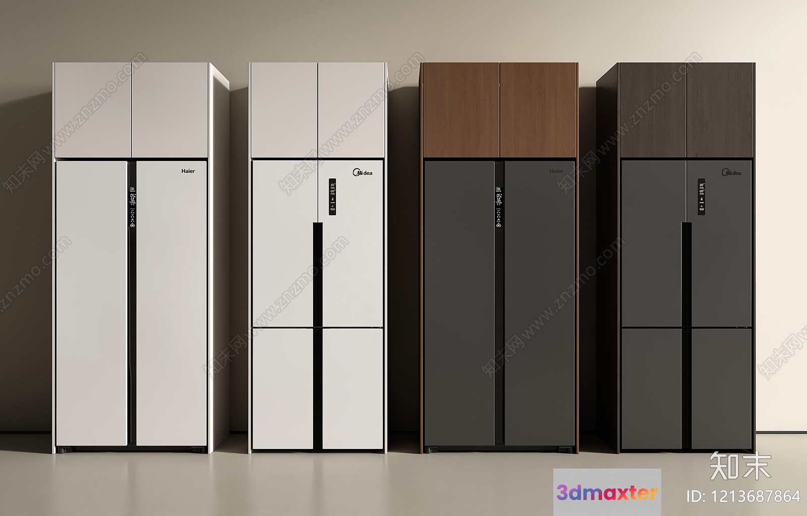 Modern Kitchen Appliances 3D Model - 23676 - VRAY Render