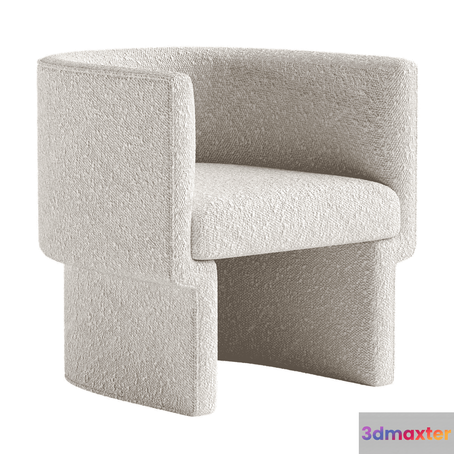 Modern Gray Chair 3D Model - 18205 - CORONA Render