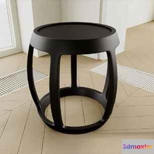 Modern Black Side Table 3D Model - 1395 - CORONA Render