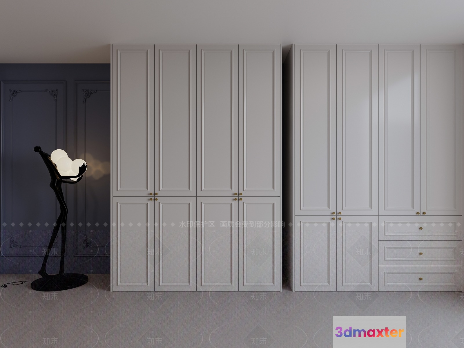 A Modern Storage Unit 3D Model - 22335 - VRAY Render