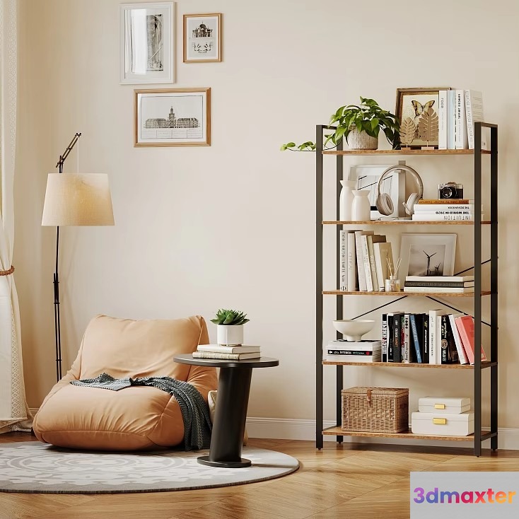 Modern Home Decor 3D Model - 18541 - VRAY Render