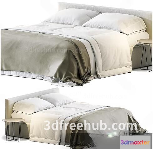 Cozy Modern Bedroom 3D Model - 20865 - VRAY Render
