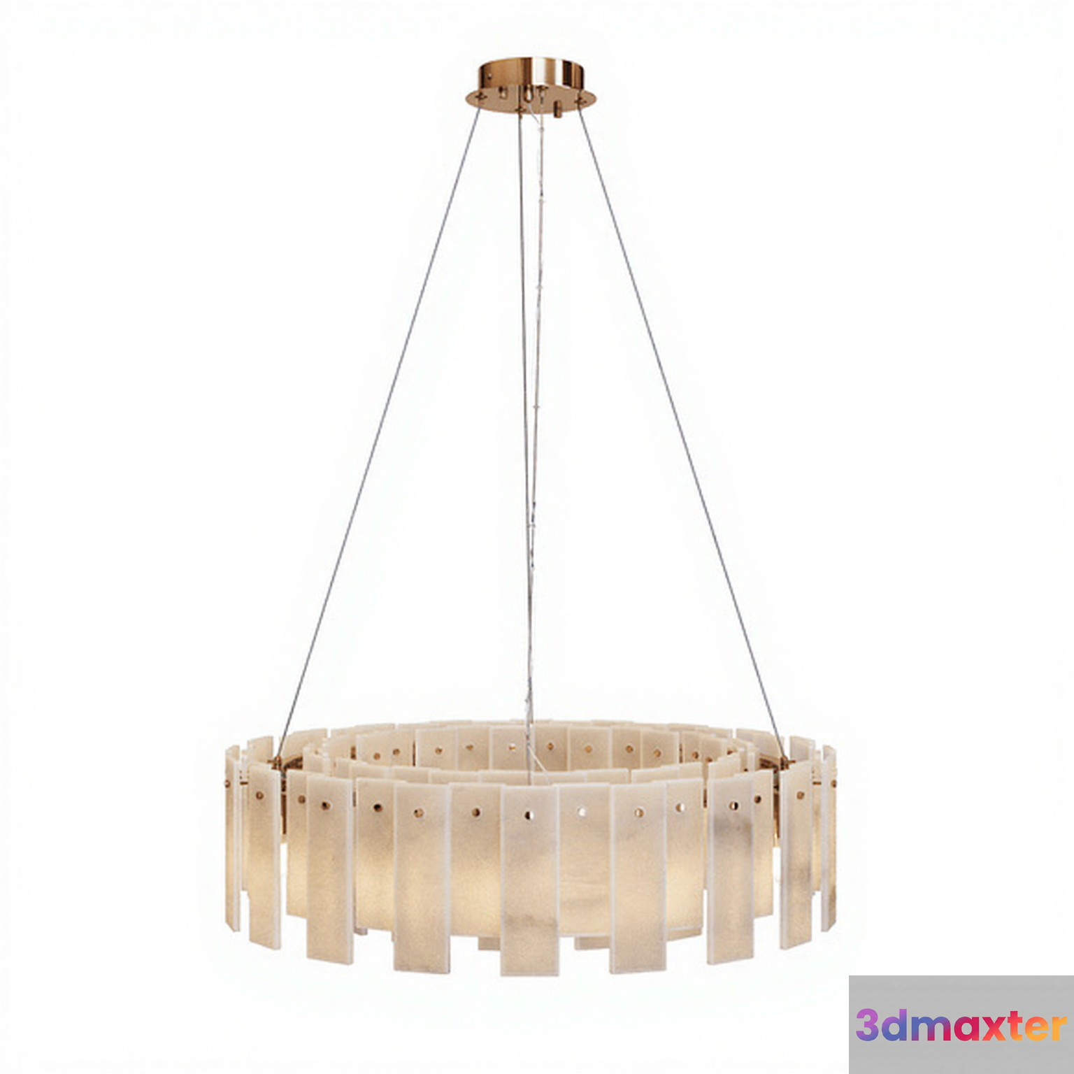 Gold Light Fixture 3D Model - 12002 - CORONA Render
