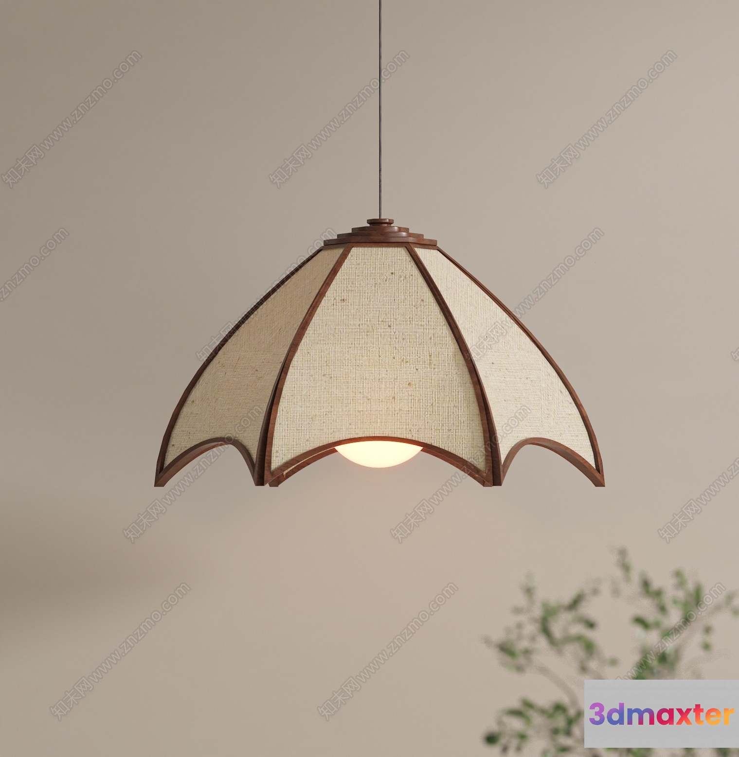 A Light Fixture With A Unique Design 3D Model - 7885 - VRAY Render