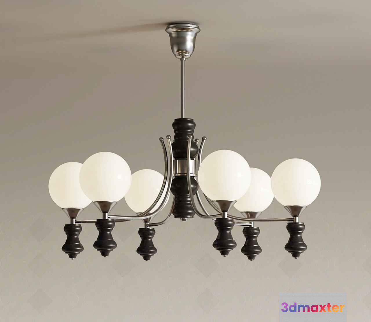 Gold Light Fixture 3D Model - 7557 - VRAY Render