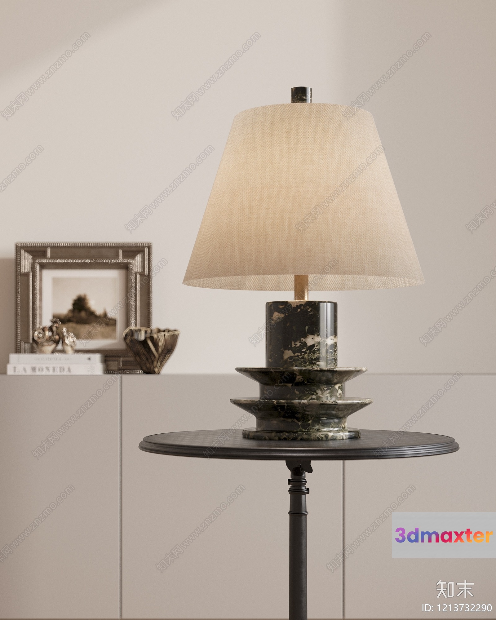 Cozy Living Room 3D Model - 7175 - VRAY Render