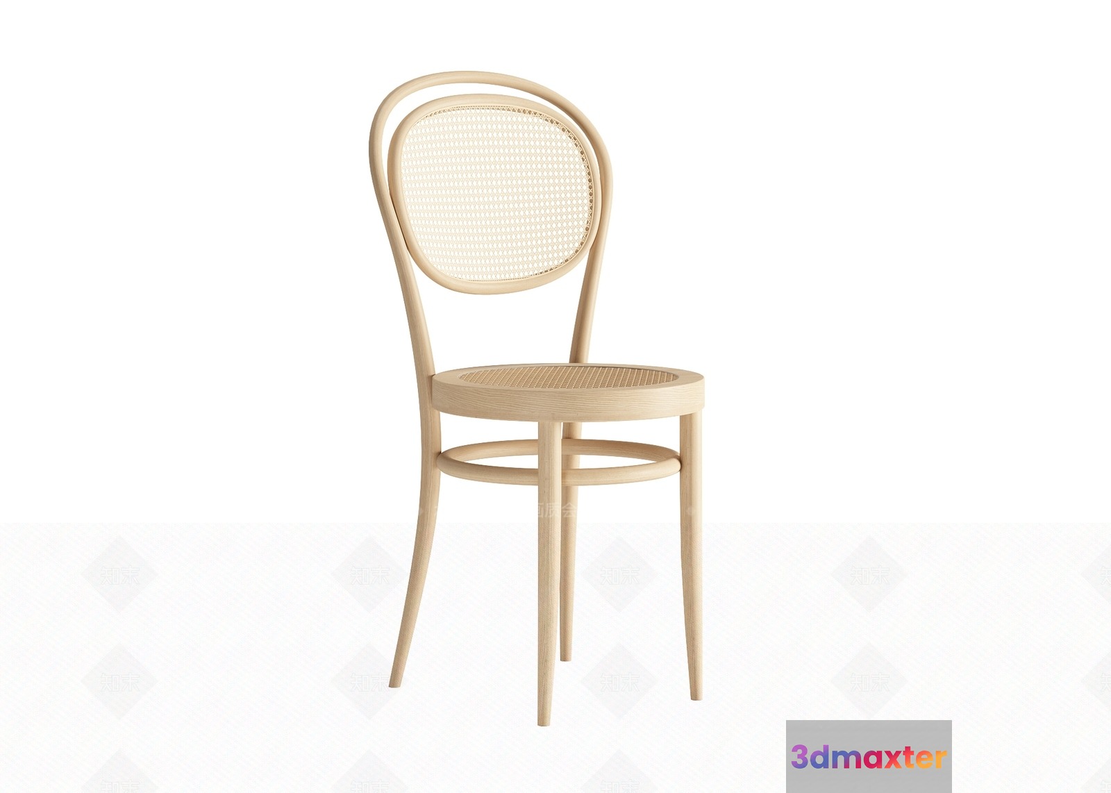 Wooden Dining Chair 3D Model - 17163 - VRAY Render