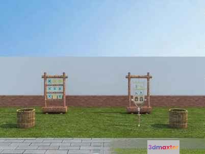 A Road Sign 3D Model - 12936 - VRAY Render
