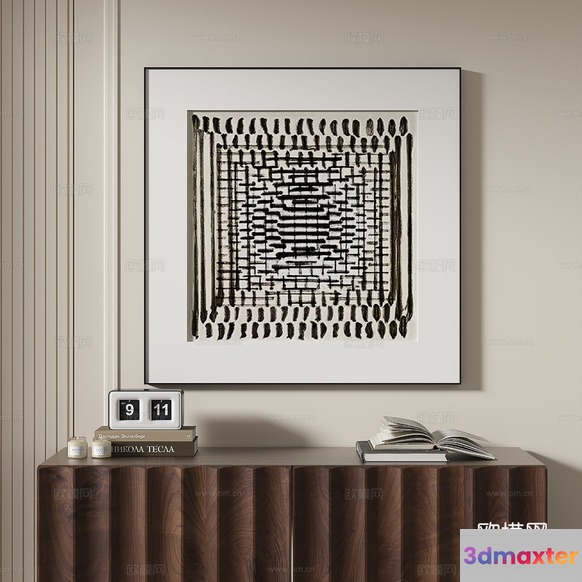 Modern Home Decor 3D Model - 13958 - VRAY Render