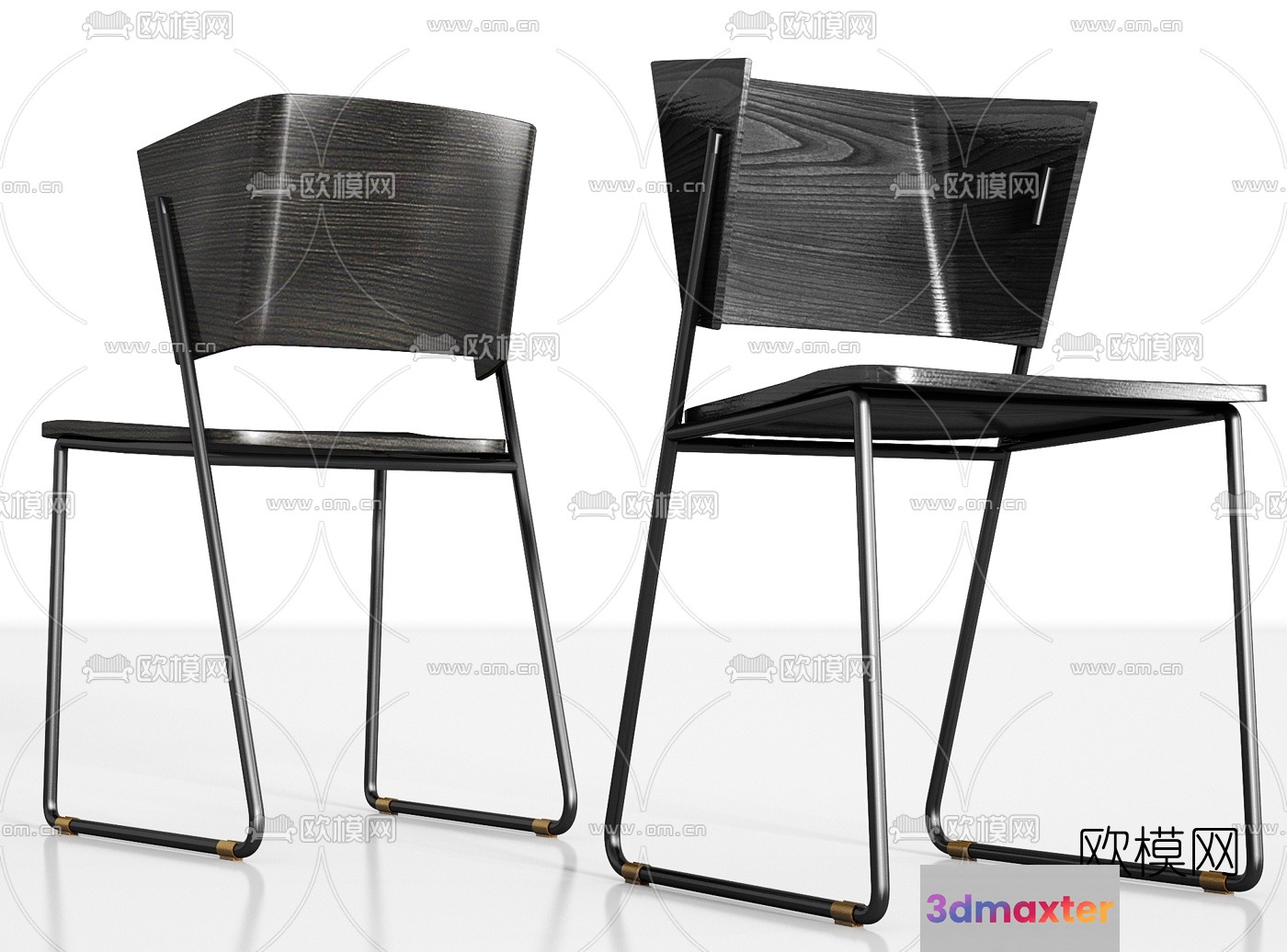 Wooden Chairs 3D Model - 4074 - VRAY Render