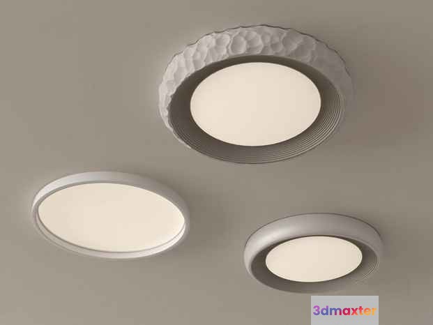 Modern Ceiling Lights 3D Model - 14115 - VRAY Render