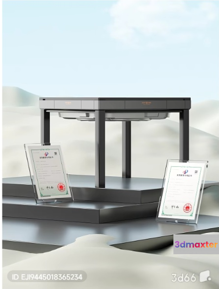 Modern Office Desk 3D Model - 5937 - VRAY Render
