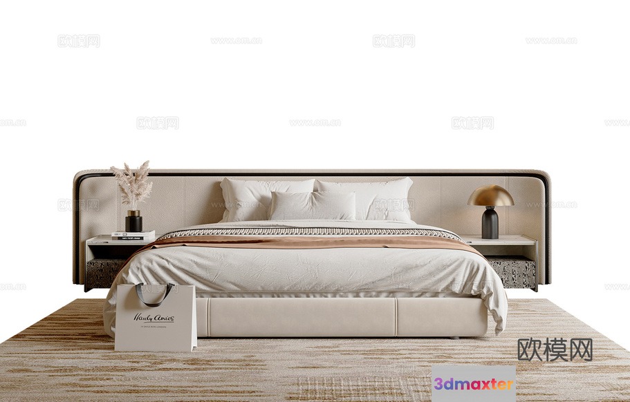 Cozy Bedroom 3D Model - 21040 - VRAY Render