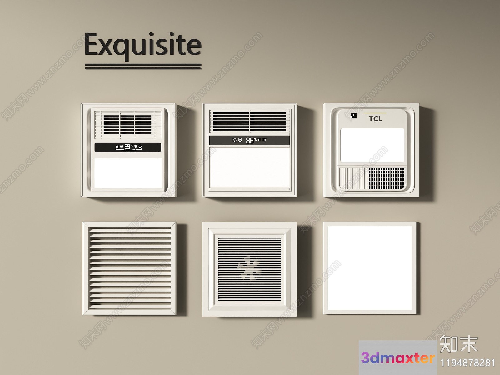 Air Conditioning Units 3D Model - 15903 - VRAY Render