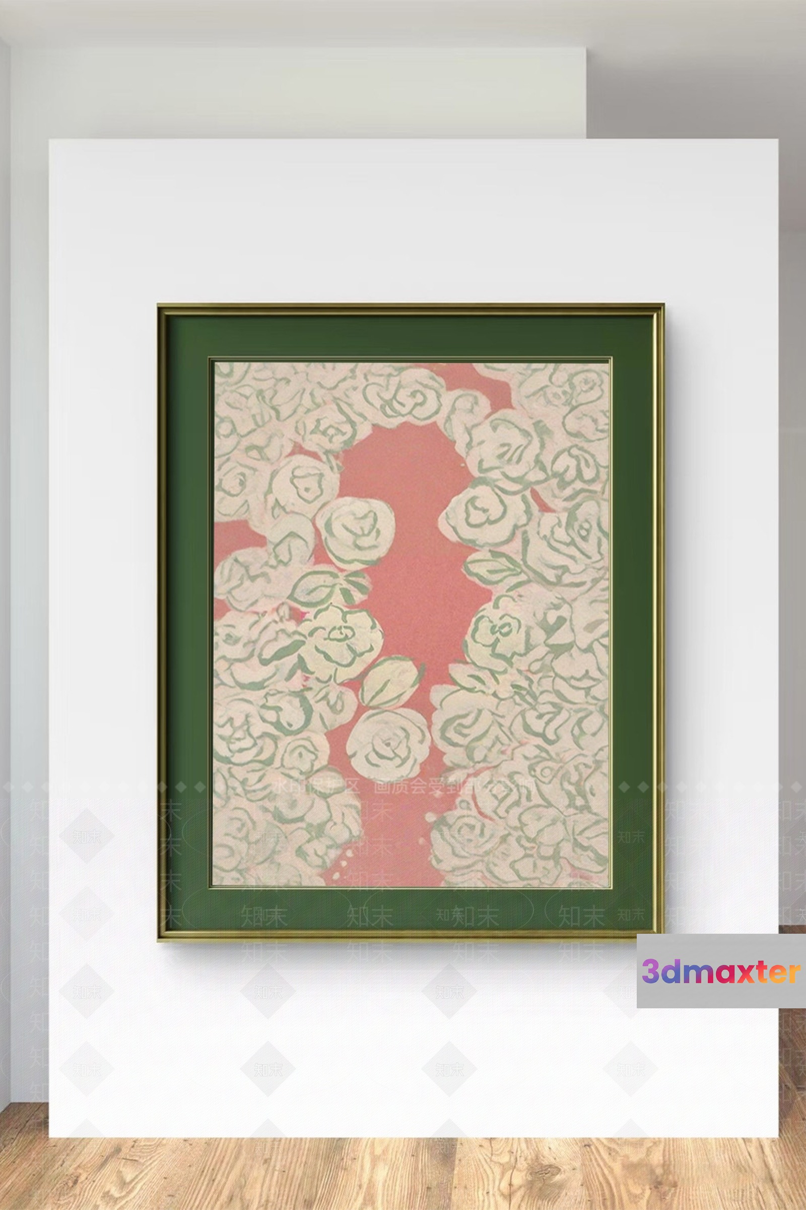 A Framed Picture 3D Model - 3536 - VRAY Render
