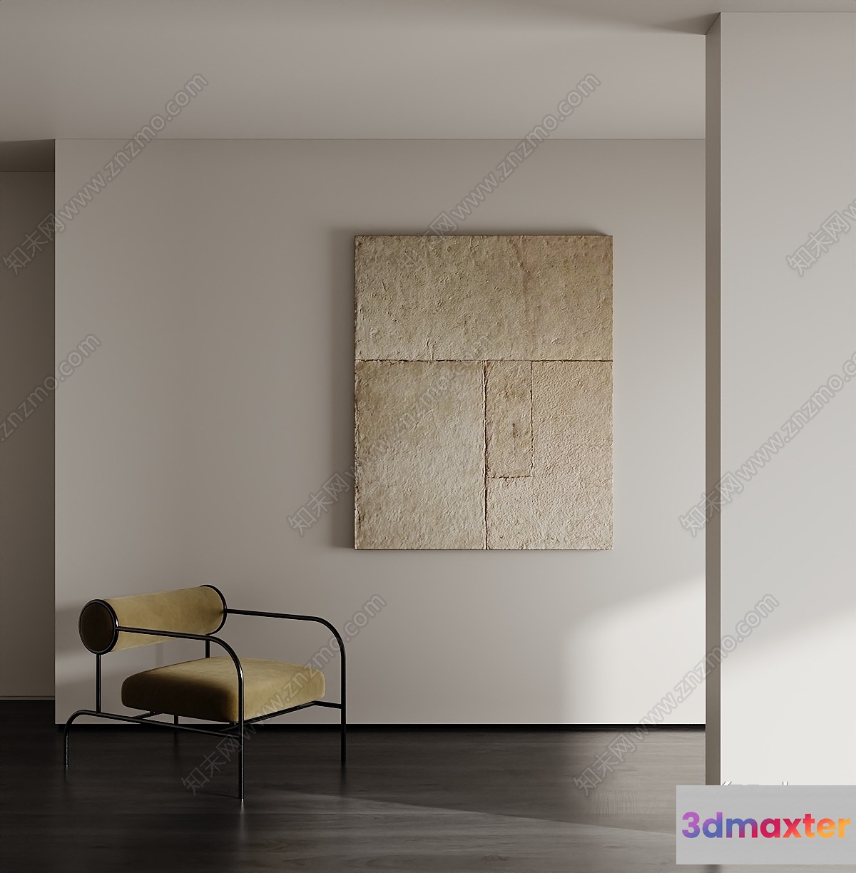 Modern Minimalist Interior 3D Model - 3498 - VRAY Render