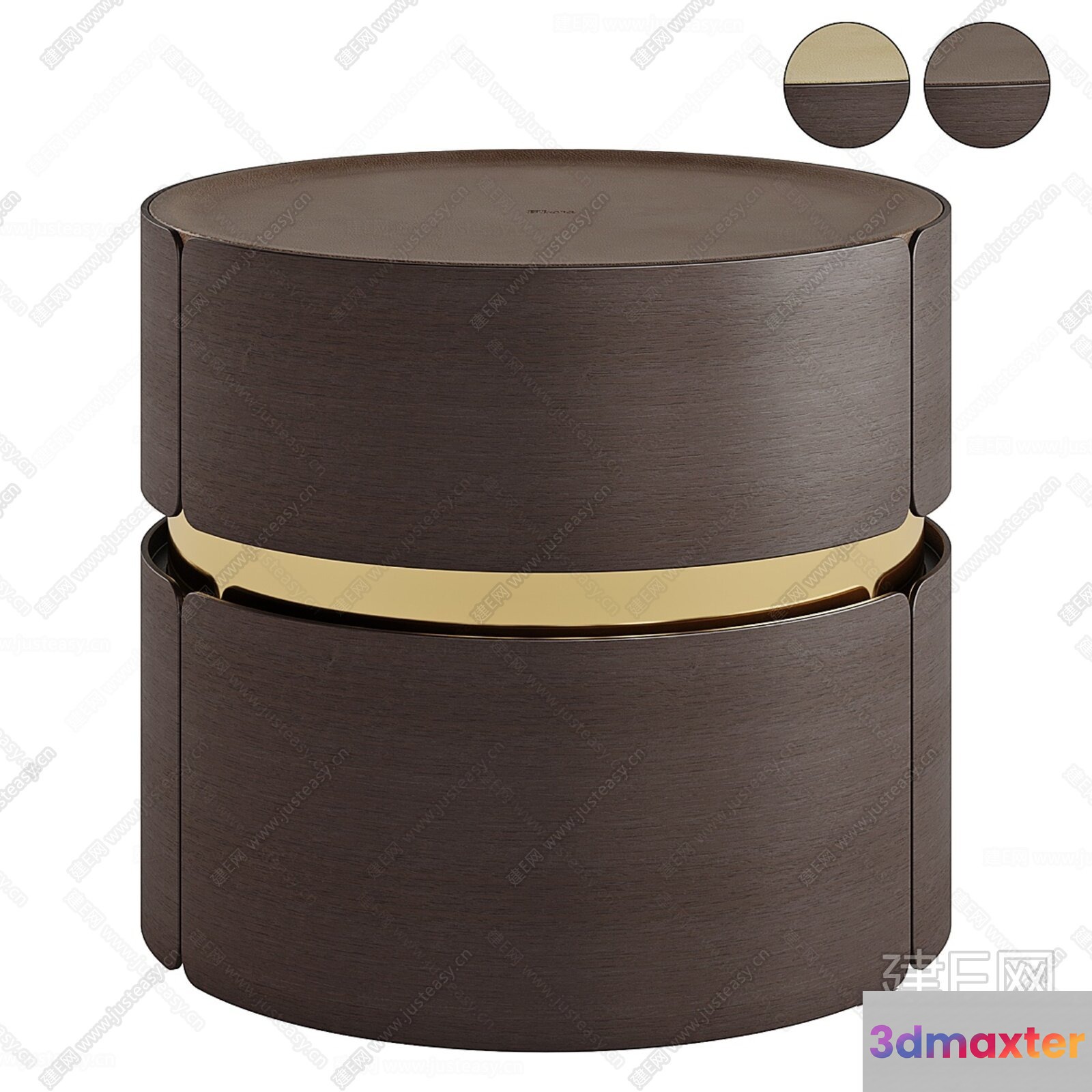 A Small Brown Table 3D Model - 12096 - VRAY Render