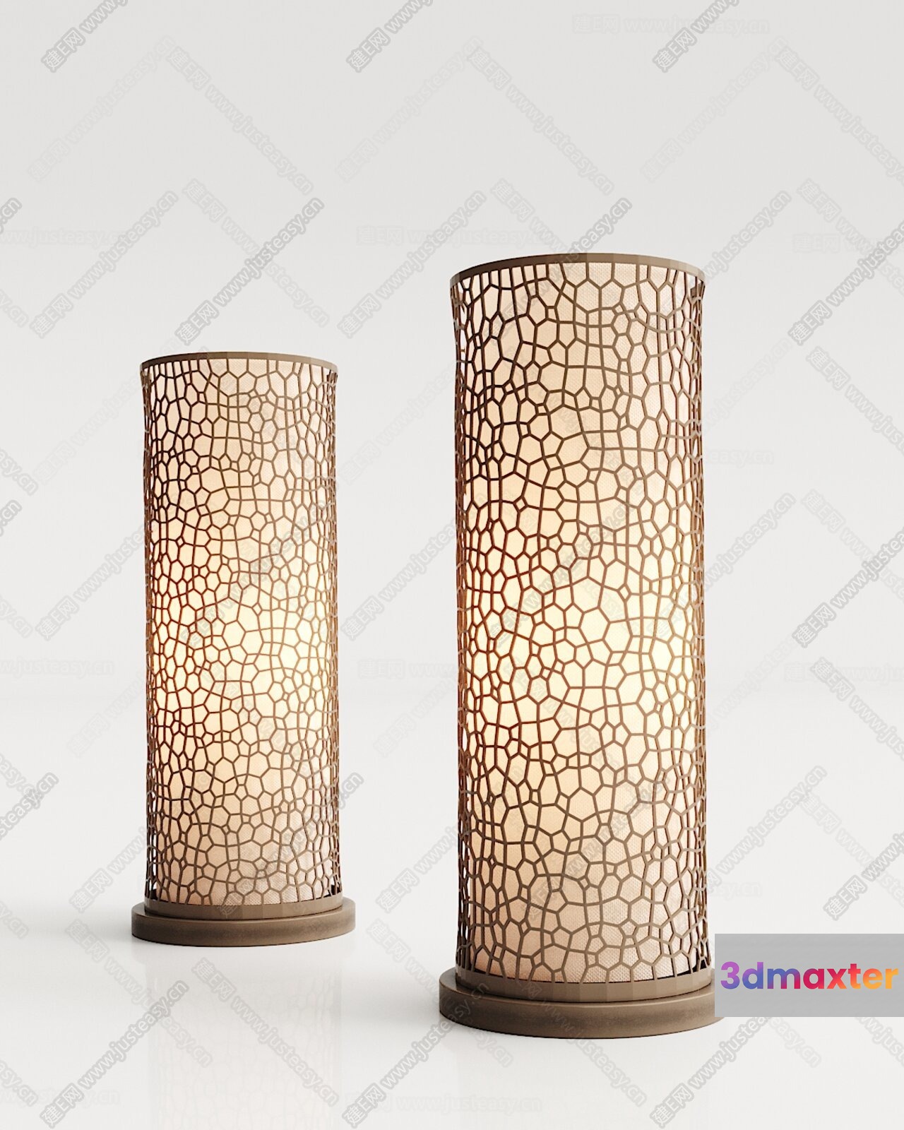 Gold Light Fixture 3D Model - 5428 - VRAY Render