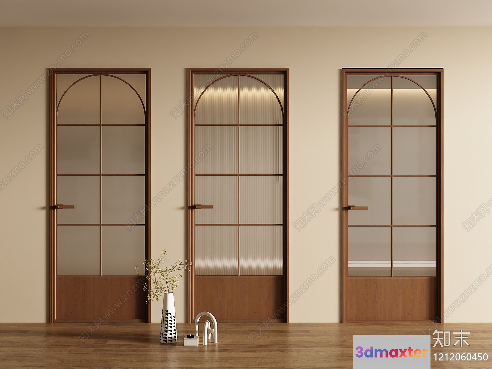 Modern Asian-Style Interior Design 3D Model - 19841 - VRAY Render