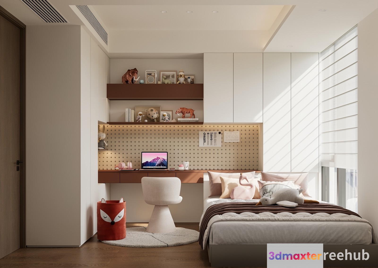 Cozy Bedroom 3D Model - 18999 - VRAY Render