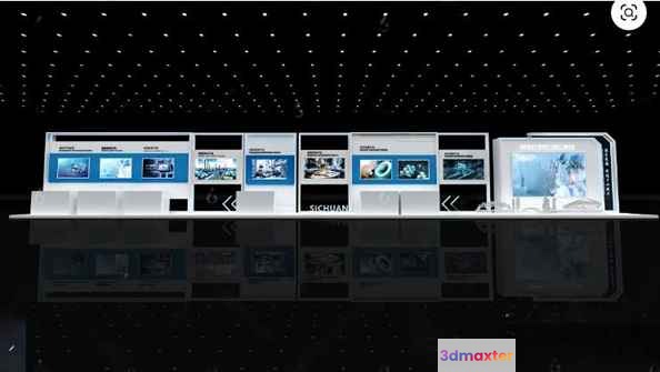 Modern Display Stand 3D Model - 5293 - VRAY Render