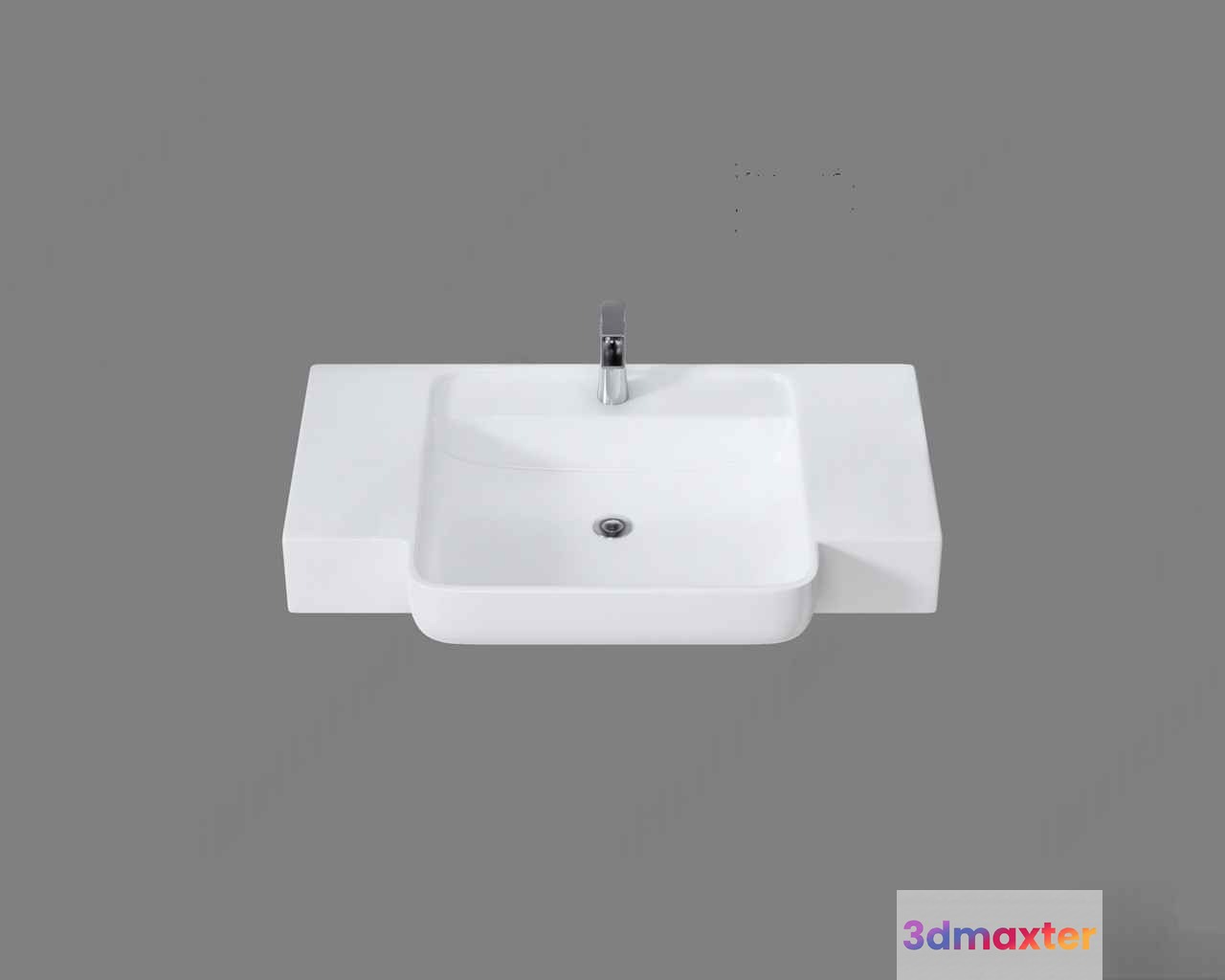 A White Sink 3D Model - 16700 - VRAY Render
