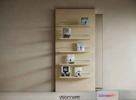 Modern Wall Shelf 3D Model - 18466 - VRAY Render