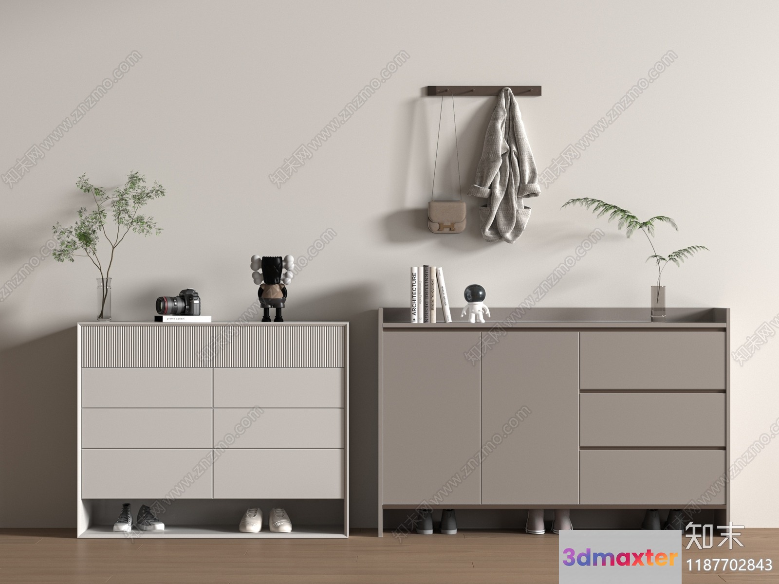 Modern Dresser 3D Model - 4269 - VRAY Render