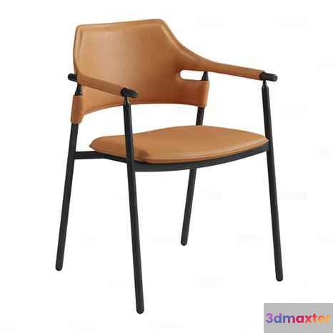 Wooden Office Chair 3D Model - 5996 - VRAY Render