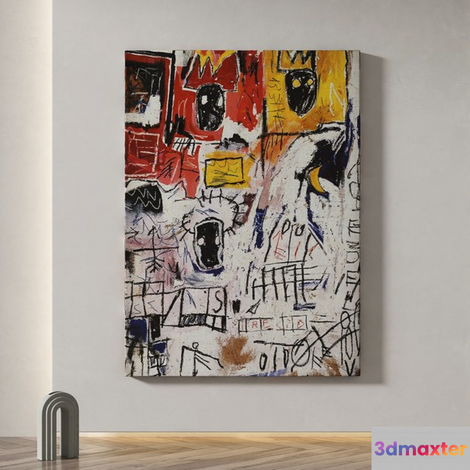 Abstract Art Piece 3D Model - 10299 - VRAY Render